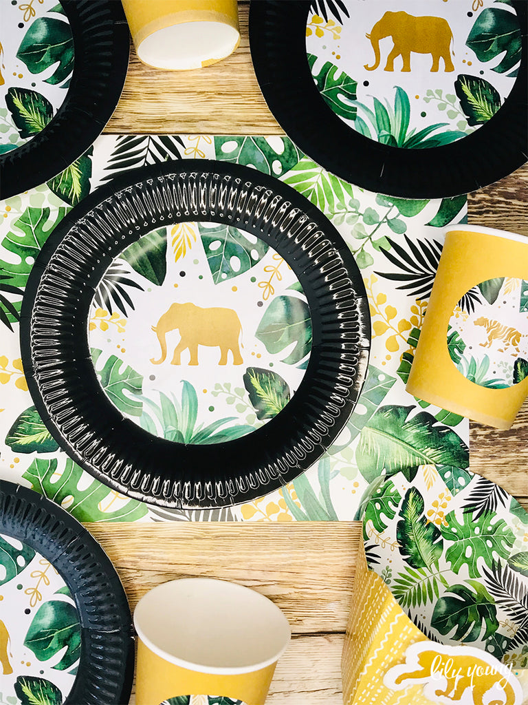 Wild One Paper Plate with Sticker - Pack of 12
