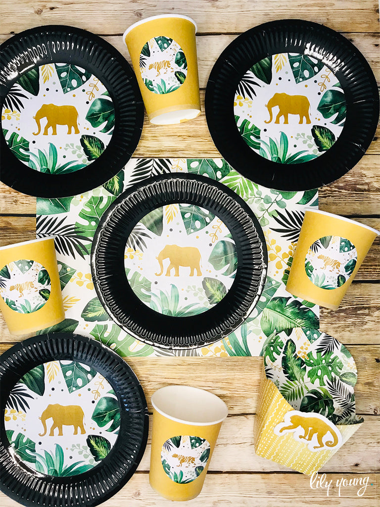 Wild One Paper Plate with Sticker - Pack of 12